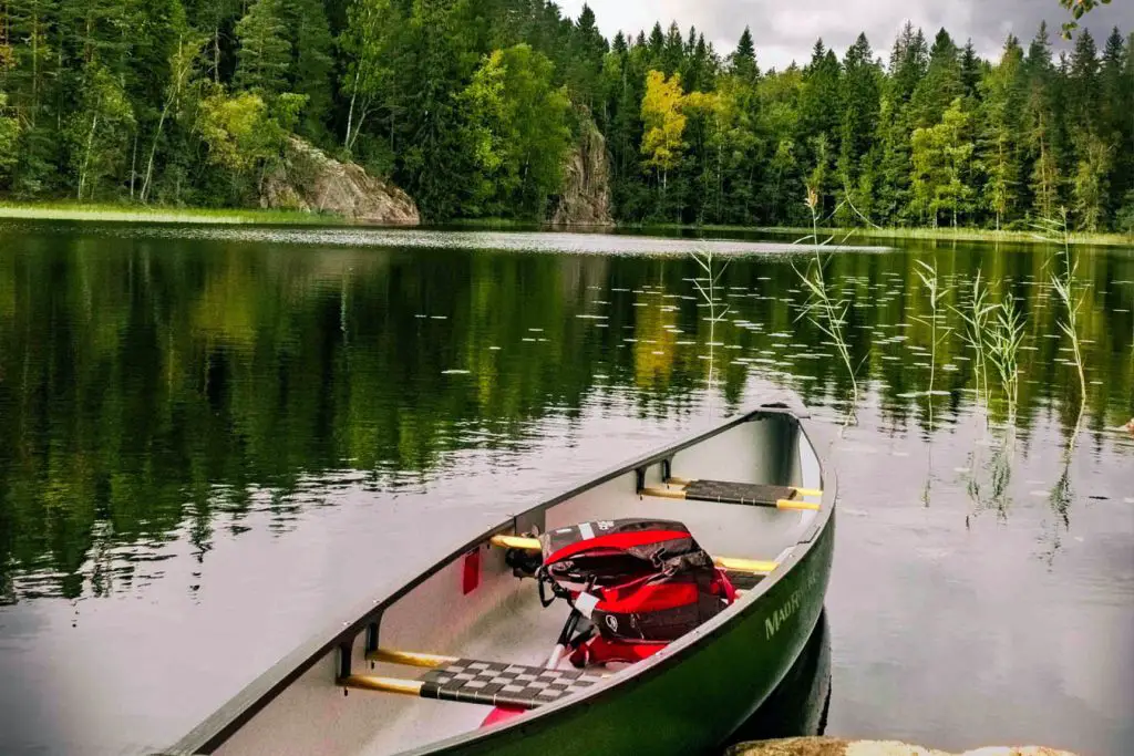 Portable hammock stand canoe camping